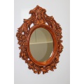 wood framed vanity mirrors