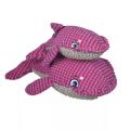 Pet dog toy plush two-color pineapple velvet whale