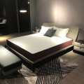 Cama de móveis de quarto de hotel suave