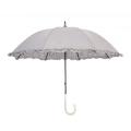 Ruffle Lace Women's Manual Open Straight Umbrella