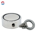 Fishing Magnet Double Sided Neodymium Magnet with Eyebolt