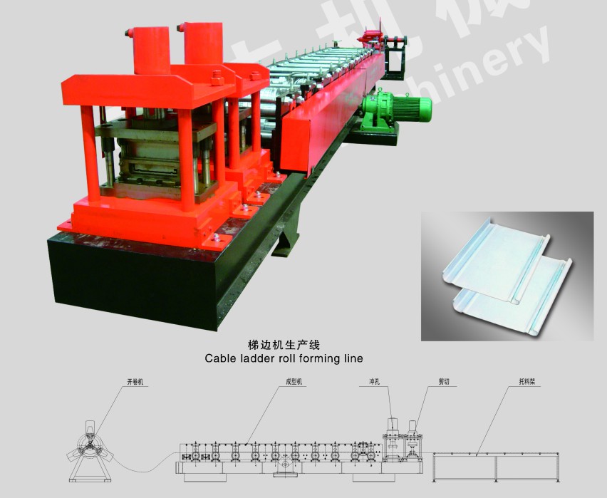 Cable Ladder Roll Form Machine