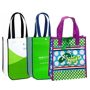 Feuilleté de sacs promotionnels pour shopping & publicité