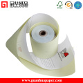 Blanc / Rose / Jaune 3 Ply Cash Register Paper