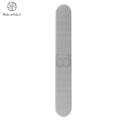 personalized stainless steel nail file round metal file