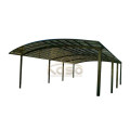 Wrought Iron Storage Carport With Shed