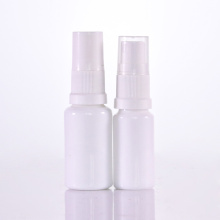 Opal White Glass Bump Bottles com cobertura clara