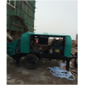 Electric fine stone concrete trailer portable pump