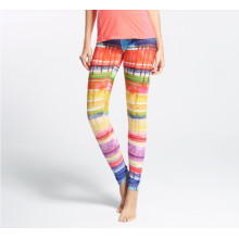 Full Length Nylon Spandex Yoga Sports Calças Calças Mulheres / Leggings
