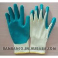 Gants de haute qualité Polycotton Liner Latex Coated Safety Hand