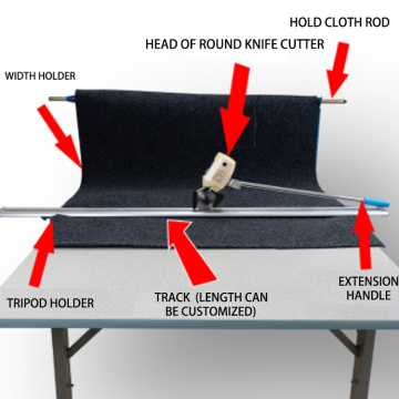 Machine de découpe de tissu de cutter de tapis électrique