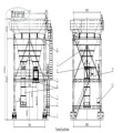 Entladung Orbit Hopper mit Eisenbahn