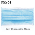 Disposable Nonwoven disapoable 3ply Non Medical Face Mask