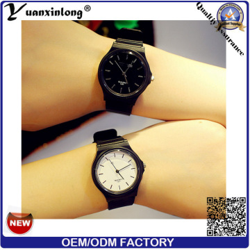 YXL-193 moda Vogue señoras reloj cuarzo Sport Casual hombres reloj diseño Simple logotipo personalizado relojes de pulsera