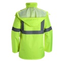 2024 Top Clother Workwear Safety Reflect Chaqueta de lluvia reflectante