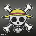 Patches de roupas com bordados de etiquetas cheias de anime