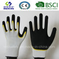 Gants givrés au latex, gants de travail de sécurité de finition sablonneuse (SL-RS302)