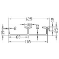 Aluminum C Slide Track Channel