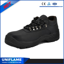 Chaussures de sécurité haute qualité en cuir lisse avec dentelle Ufb058