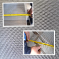 Aluminum flattened metal mesh