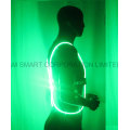 Revestimento reflector de alta visibilidade fluorescente Running LED Vest