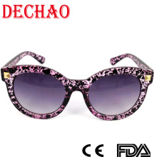 2015 updated designer women sunglasses with black spots especially for vogue fashion