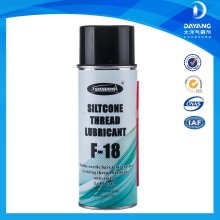 Spray de aceite de silicona lubricante inoxidable e inodoro para hilo de coser