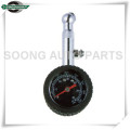 Vástago de bajos Dial Metal Tire Gauge con válvula de liberación de aire