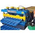 Bamboo style Glazed roof tile roll forming machine