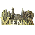 World Cities Souvenir Custom Metal Fridge Magnet