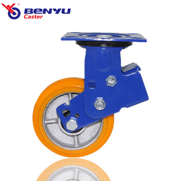 Heavy Duty Shock Absorber TPU Industrial Swivel Casters