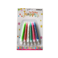 Spiral Birthday Candles Multi Pack Cake Wax Candles