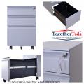 3 drawer steel pedestal mobile movable cabinet