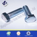 Tornillo hexagonal (Zinc plateado) Tornillo Gr8.8