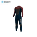Seaskin 3mm de mergulho profundo masculino de toda a roupa de mergulho de mergulho corporal