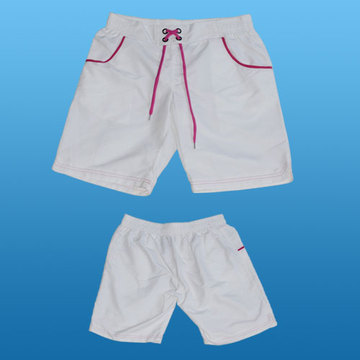 Yj-3018 Womens Girls Ladies White Shorts Short Pants for Women