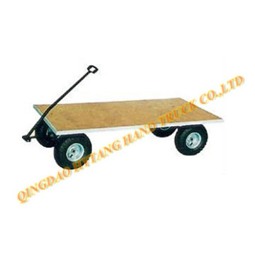 Plat form wooden tool cart