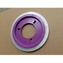 0.4mm weiße Nylon Radbürste für Lk Stenter Machinery (YY-629)