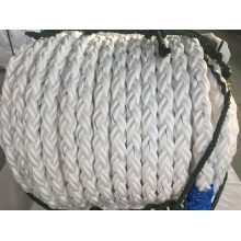 La fibra química 8-Strape rope el polietileno de la cuerda del amarre, poliéster mezclado, cuerda de nylon