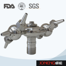 Stainless Steel Sanitary Ox Type 360degree Cleaning Ball (JN-CB2002)