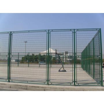 Double wire mesh fence / Pvc coated wire fence panel