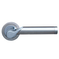 Stylish Modern Door Lever Handle Sets on Rose