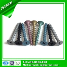 Couleurs Peinture Flat Head Drywall Screw