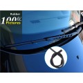 S500 Brand New Twin Pack 26 &quot;16&quot; Front Windscreen Flat Aero Original Limpador de lâminas para Vauxhall Corsa D 2006-15 Limpadores