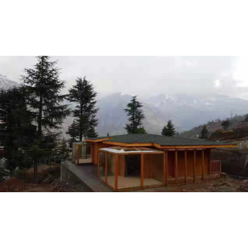 Maison en bois préfabriquée d&#39;installation rapide