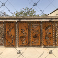 Metal privacy artificial pricacy fence screen