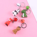 2D 3D cartoon rubber keyring custom shaped-soft-pvc-keychain