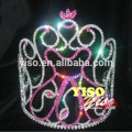 Adornó las tiaras cristalinas al por mayor del traje del diseño clásico