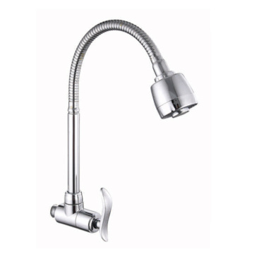 360 degree swing sprayer flexible spout kitchen faucet