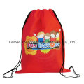 Girls Promotional Cheap Custom Waterproof Nylon Kids Drawstring Swim Bag